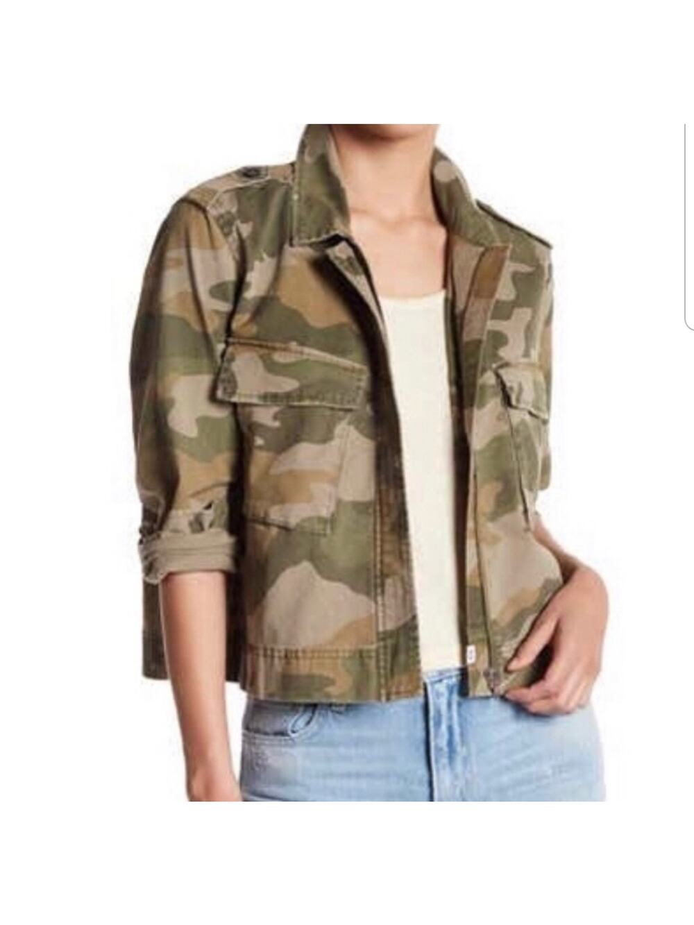 Melrose & Market Camo Jacket Size L Large